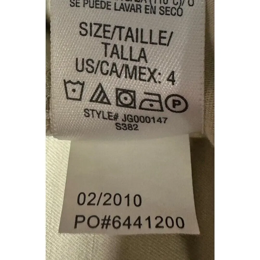 Juicy Couture Women’s Khaki Slim Fit Cargo Pants - Size 4 (32x32) - Picture 7 of 7